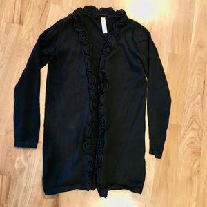 Charles black cardigan sweater